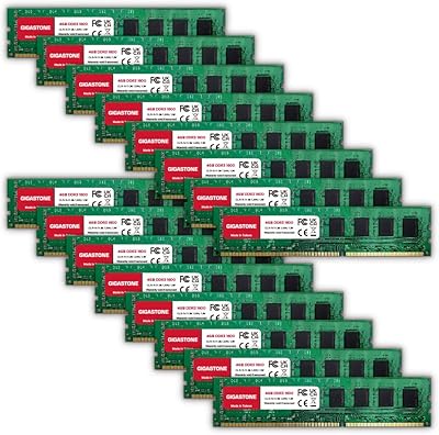 Gigastone 64GB Kit (16x4GB) DDR3 1600MHz Desktop RAM