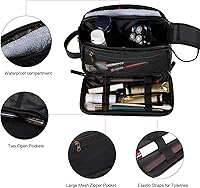 DENGFENGZHE Full Grain Leather Toiletry Bag — image 2