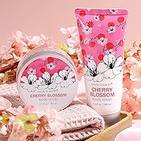 BODY & EARTH Cherry Blossom Bath and Body Gift Set for Women — image 3