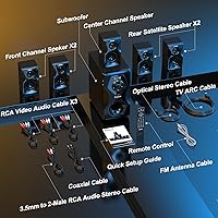 Bobtot B48 5.1 Channel Surround Sound Speaker System — image 7