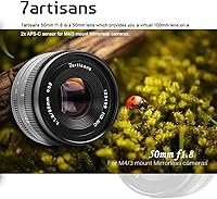 7artisans 50mm F1.8 APS-C Manual Lens for Fuji — image 2