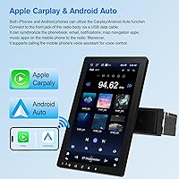 Haudio 10.1″ Rotatable Touch Screen Car Stereo Single Din — image 2