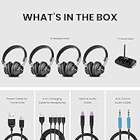 Avantree Quartet 2 Wireless Group Listening Headphones & Transmitter — image 7