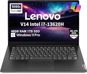 Lenovo V14 Gen 4 Laptop, 14″, Intel Core i7-13620H, 40GB RAM, 1TB SSD Review