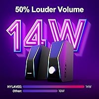 Nylavee SK600Pro Bluetooth 5.0 Hi-Fi Stereo Computer Speakers — image 3