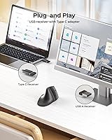 seenda Ergonomic Vertical Wireless Mouse — image 2