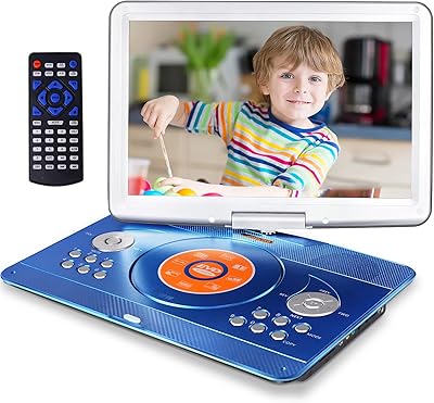 HotHat 16.9″ Portable DVD Player with 14.1″ Swivel Screen