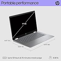 HP Chromebook Plus x360 14-inch Laptop, Intel Core i3-N305, 8GB RAM, 128GB Storage — image 5