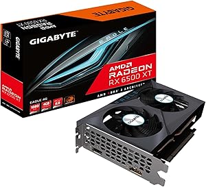 GIGABYTE Radeon RX 6500 XT Eagle 4GB Graphics Card