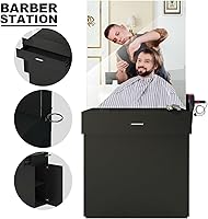 Artist Hand Wall Mount Salon Station with Mirror — image 2