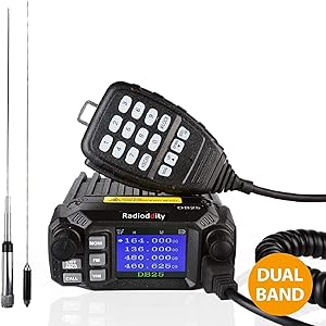 Radioddity DB25 Pro Dual Band Mini Mobile Radio