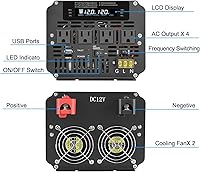 Cantonape MSW1500W-LED-US 5000W Power Inverter — image 3