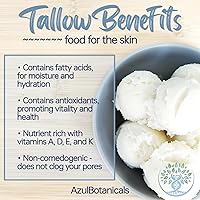 AzulBotanicals Methylene Blue Infused Whipped Grass Fed Beef Tallow Balm 1.7oz — image 5