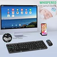 EDJO Foldable Wireless Keyboard and Mouse Combo — image 5