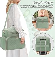 Nail Polish Organizer Case 86 Slots Green — image 7