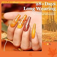 Modelones 24 PCS Gel Nail Polish Kit, A Cozy of the Fall — image 4