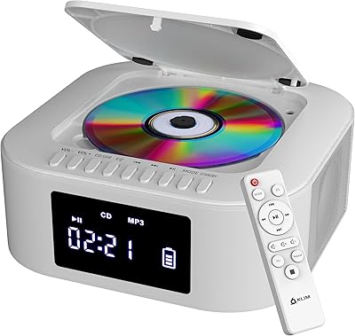 KLIM Boombox E1 Portable CD Player with Subwoofer