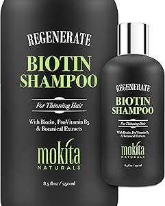 Mokita Naturals Hair Volumizing and Regrowth Shampoo, 8.5oz Review