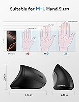 TECKNET Ergonomic Vertical Mouse TK-MS007 — image 6