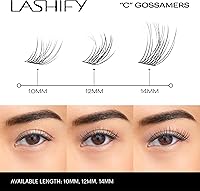 Lashify Curl 12mm Gossamer DIY Eyelash Extensions Refill, Black — image 4