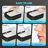 FullWoyi Nose Wax Kit Men with Adjustable LED Display — image 7