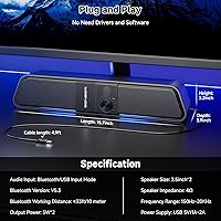 SENZER CS20 Bluetooth Computer Speakers — image 8