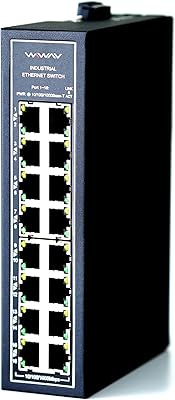 WIWAV WDH-16GT-DC 16-Port Gigabit Industrial Ethernet Switch