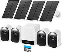 Yeewise YKW44 WiFi6 Solar Security Camera 4-Cam Kit — image 1