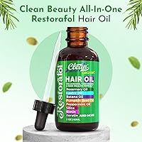 Clean Beauty Rosemary Hair Oil with Castor, Pumpkin Seed, Biotin & Keratin - 2oz — image 3