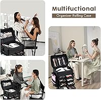 Costravio Travel Makeup Bag on Wheels — image 6