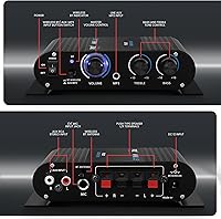 Pyle PFA330BT Wireless Bluetooth Home Audio Amplifier — image 5