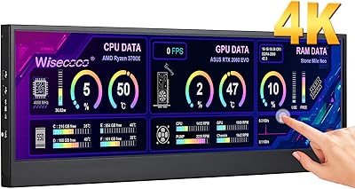 Wisecoco 14-inch 4K UHD IPS Touchscreen Monitor