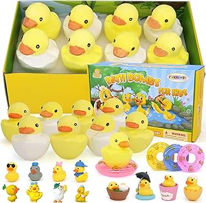 FUNCREVITY Bath Bombs for Kids with Surprise Inside, 8-Pack Review