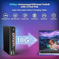 YuanLey 5-Port 10G PoE Switch — image 2