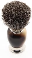 Edwin Jagger Imitation Light Horn & Nickel Shaving Set with Mach 3 Razor and Pure Badger Brush — image 3
