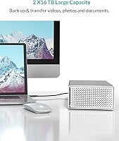 Yottamaster PS200U3 2 Bay External Hard Drive Enclosure 32TB — image 6