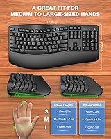 QUASIO Ergonomic Wireless Keyboard — image 7