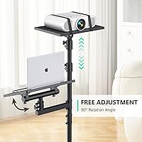 Wphold Projector Stand Tripod with Dual Shelves — image 3