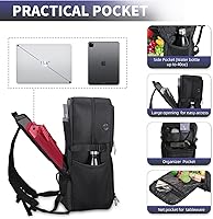 BERTASCHE Lunch Backpack with Insulated Cooler, 15.6-inch Laptop Backpack — image 3