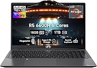 NIMO N153 Laptop, AMD Ryzen 5 6600H, 16GB RAM, 1TB SSD — image 1
