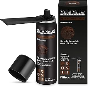 Michel Mercier Hair Root Touch Up Spray Dark Brown Review