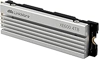 LinkMore XE600 4TB PCIe Gen4 NVMe SSD with Heatsink — image 1