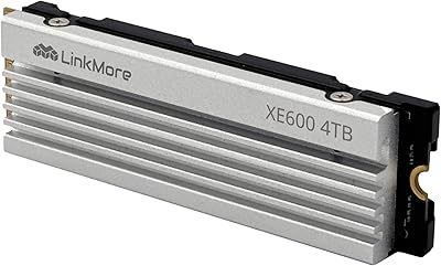 LinkMore XE600 4TB PCIe Gen4 NVMe SSD with Heatsink