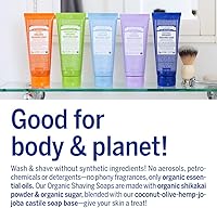Dr. Bronner's Organic Shaving Soap 7oz Variety Pack (Lavender, Baby Unscented, Peppermint) — image 7