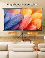 HYZ 80-inch Projector Screen with Stand — image 4