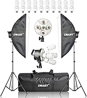 EMART Softbox Photography Lighting Kit 20″x28″ 45W 5500K — image 1