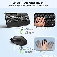ULSOU Wireless Keyboard and Mouse Combo — image 3