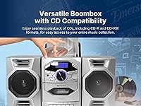 Emerson EPB-4000-SL Portable CD/Cassette Player Boombox — image 4