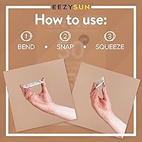 EEZYSUN Mineral SPF 50 Travel Size Sunscreen Snap Packets 10pk — image 4