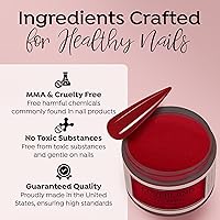 Tones Coverland Acrylic Nail Powder Candy Cane 1.5oz — image 2